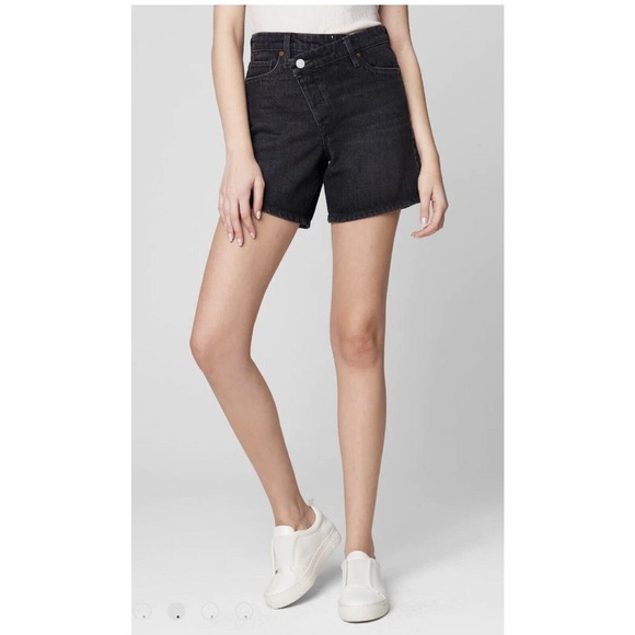 Blank NYC Shorts Denim Women Size 26 Black EBC - Picture 2 of 16